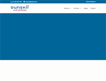 Tablet Screenshot of dunskii.com